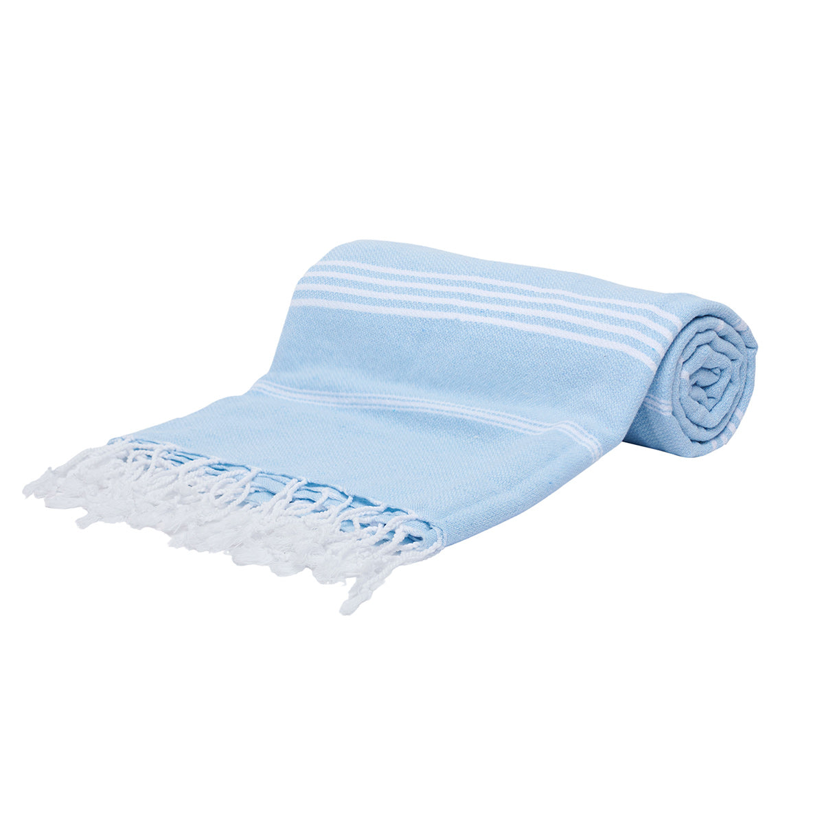 Baby Blue Thin Turkish Towel