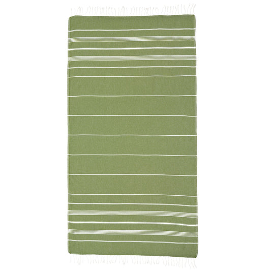 Green Beach Towel