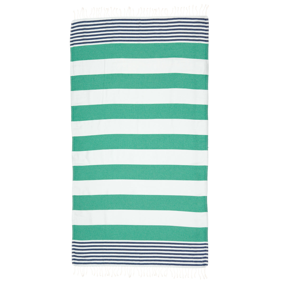 Green and Blue Beach Towel
