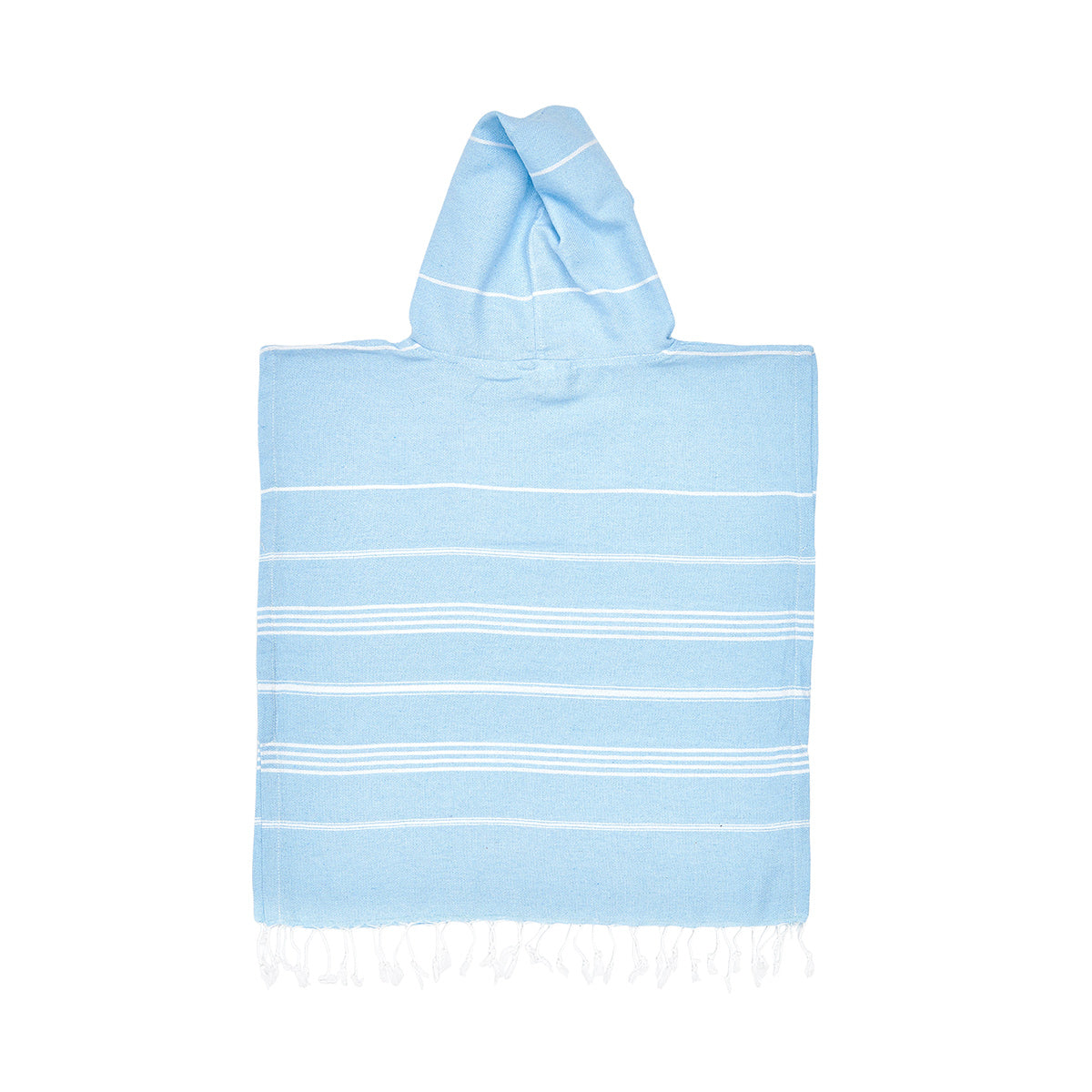 Baby Blue Kids Beach Hooded Towel
