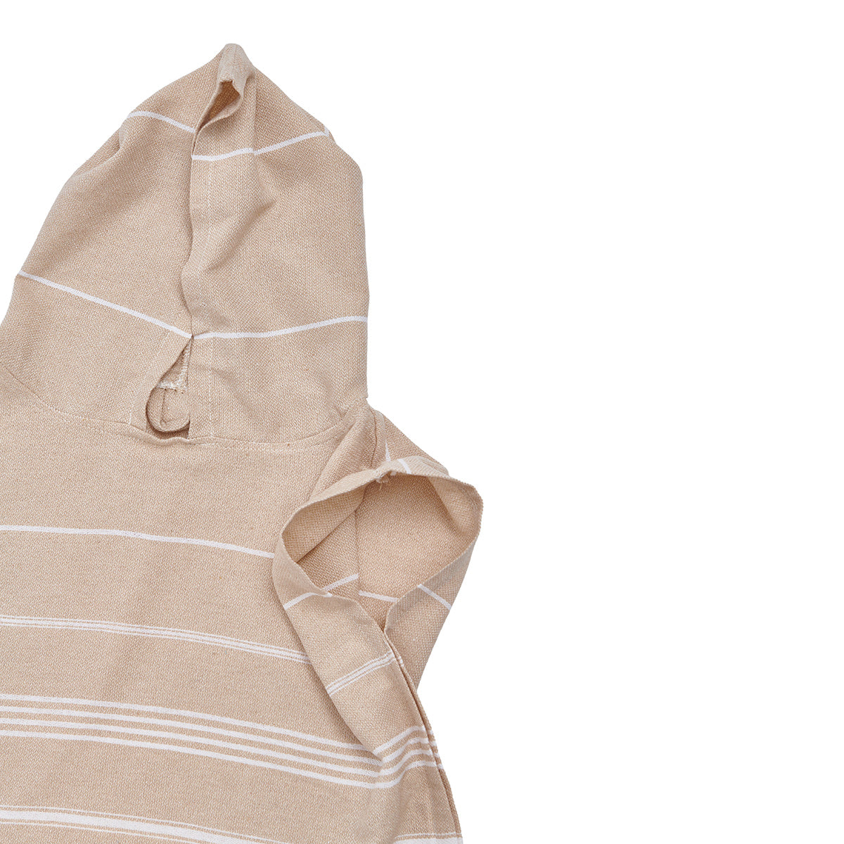 Beige Kids Beach Hooded Towel