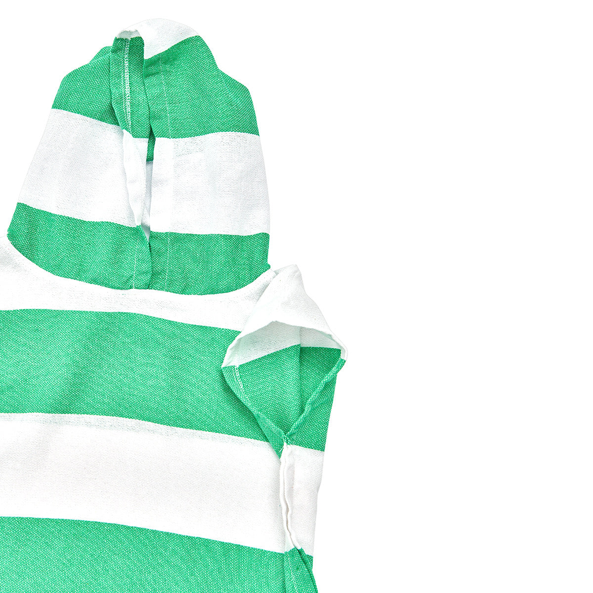Green Kids Beach Hooded Towel