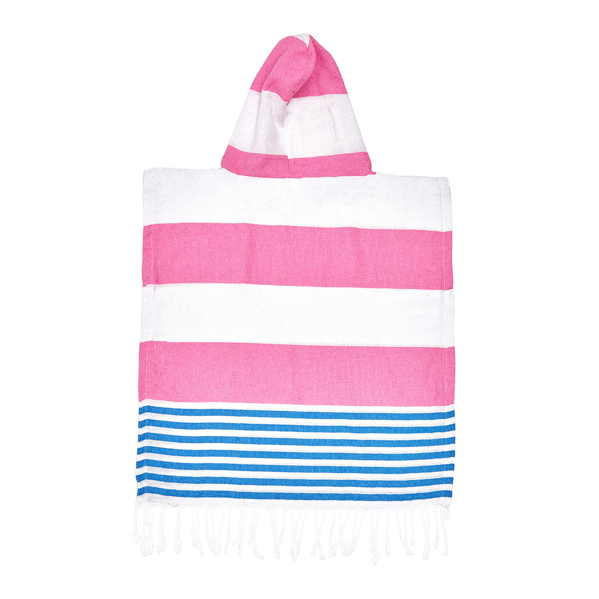Pink Kids Beach Hooded Towel