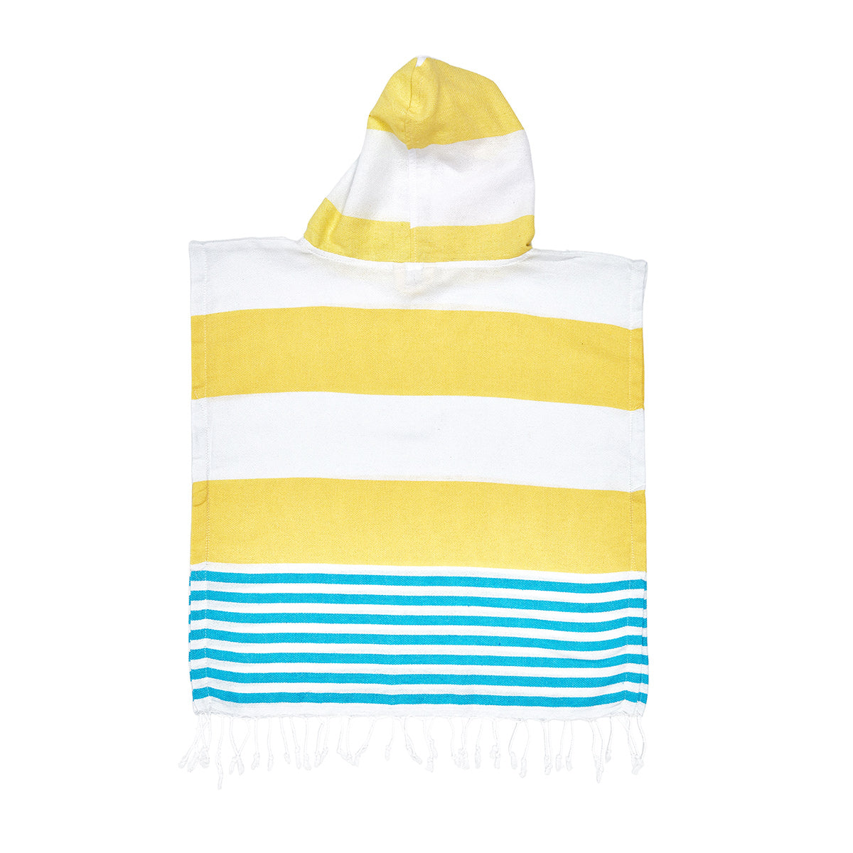 Yellow Kids Beach Hooded Towel