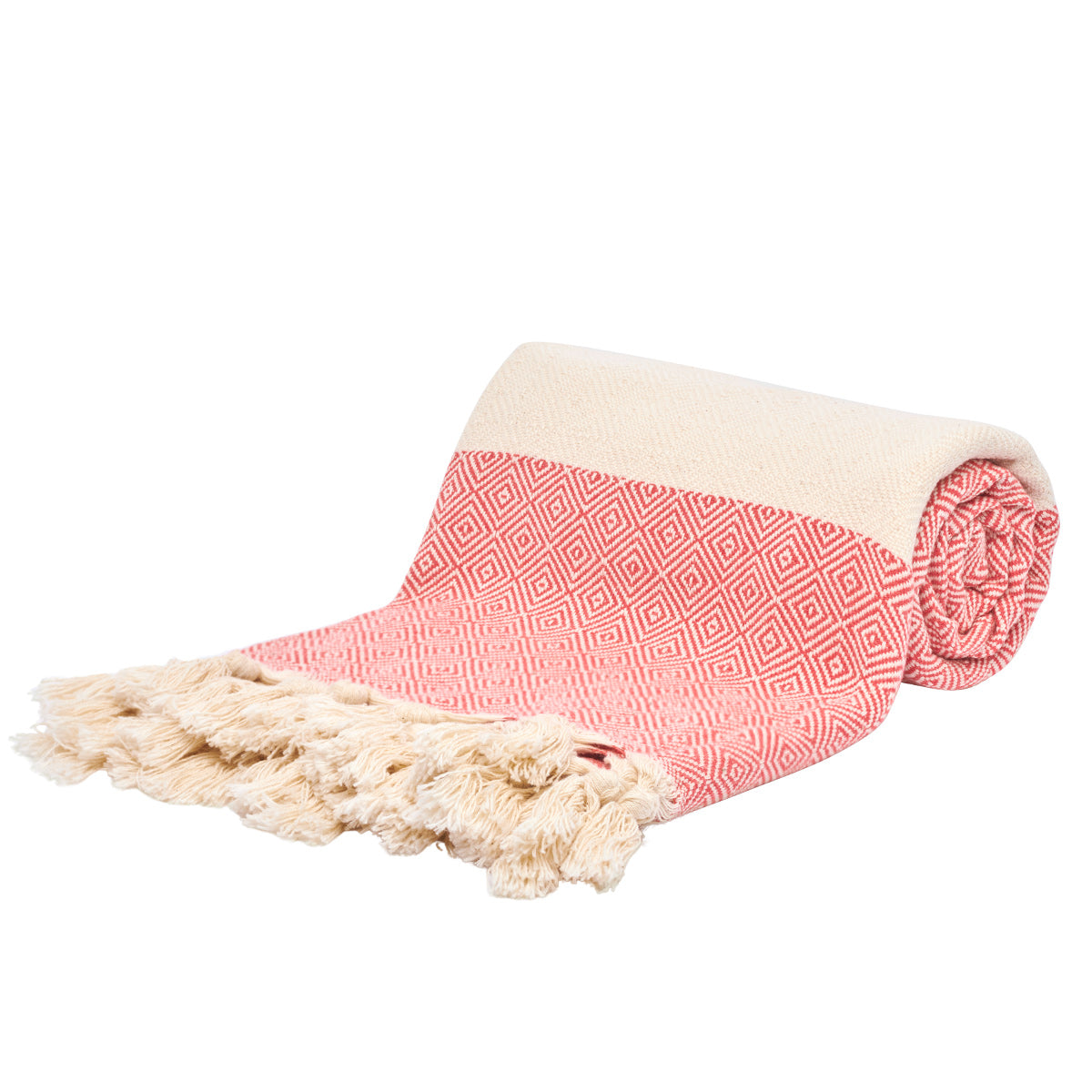 Red Thick Beach Towel