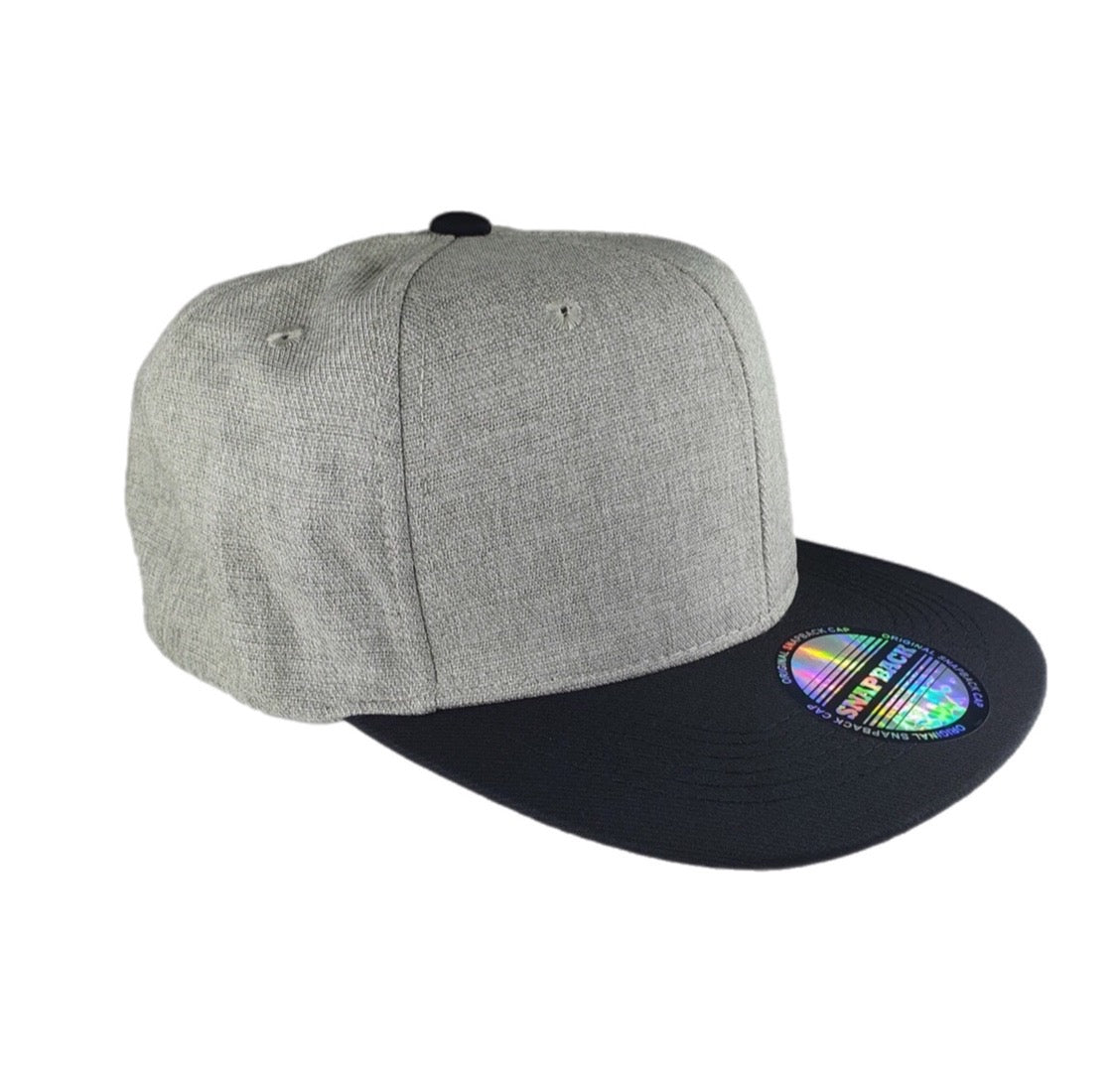 Grey Snapback Cap