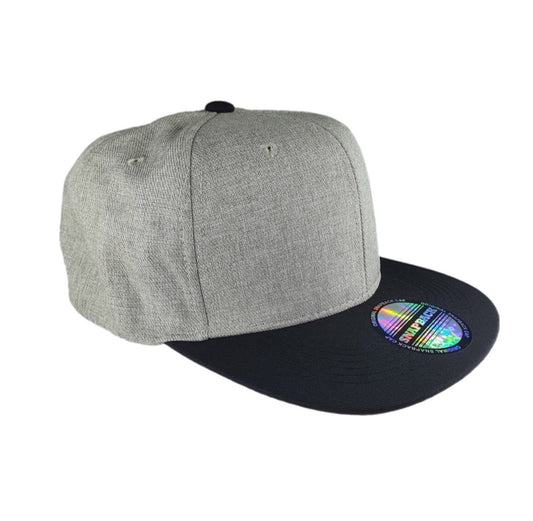 Grey Snapback Cap