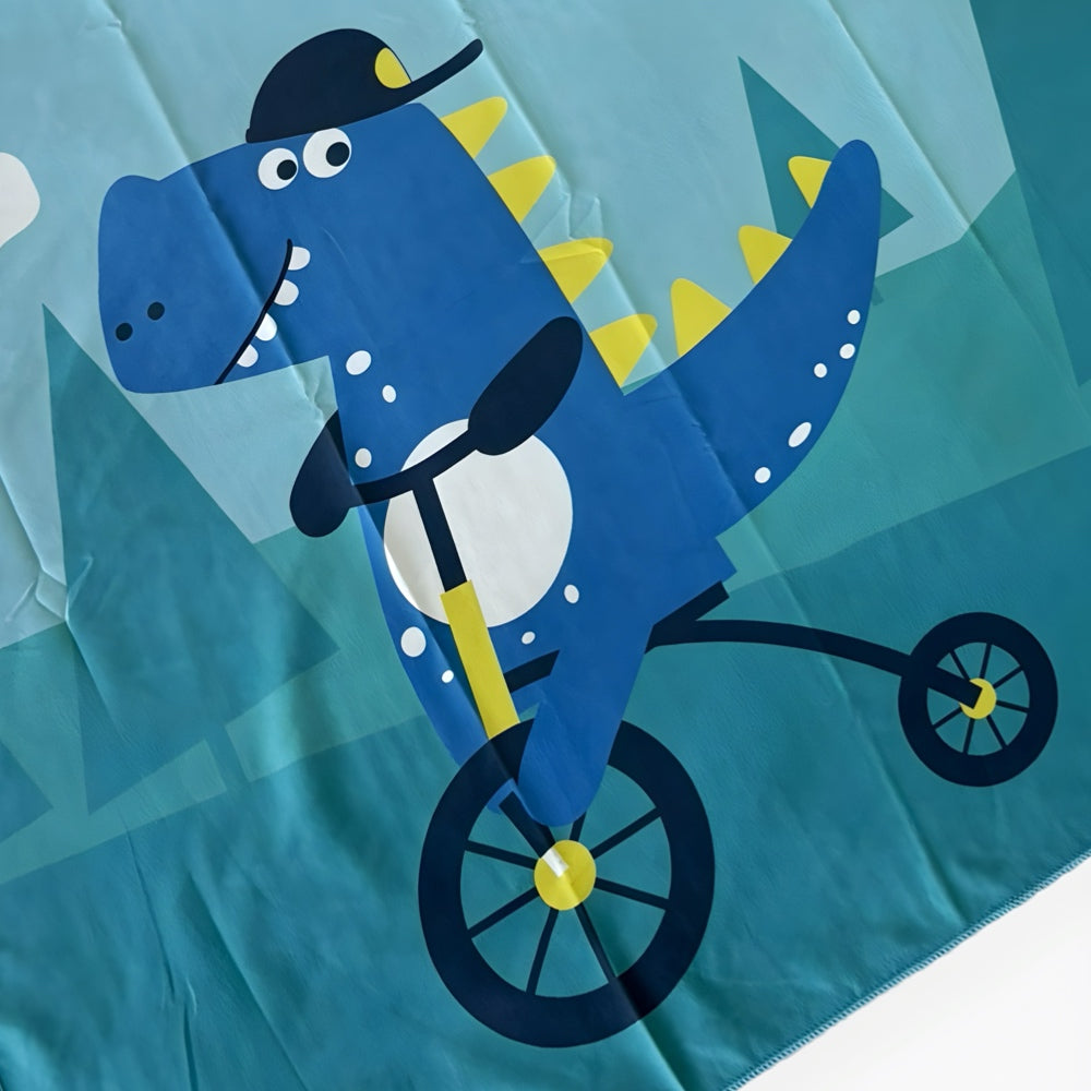 Kids Quick Dry Towel With Dinosaur