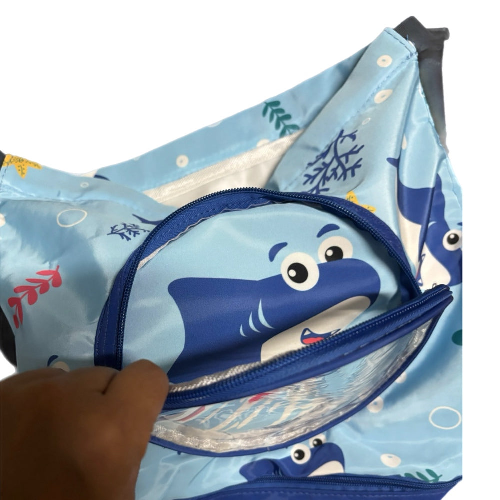 Boys’ Swim Bag With Sharks