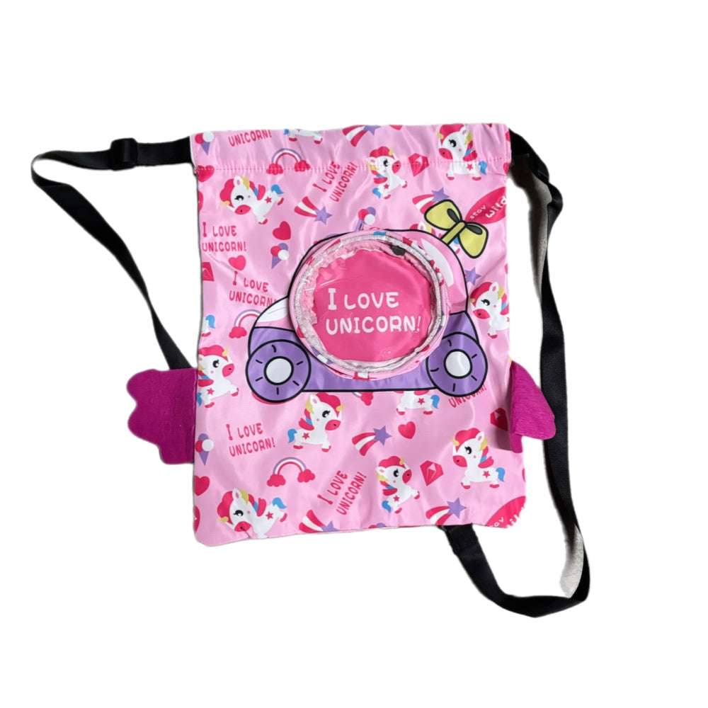 Girls' Small Swim Bag With Unicorns