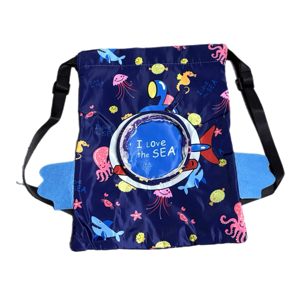 Kids’ Small Swim Bag With Sealife