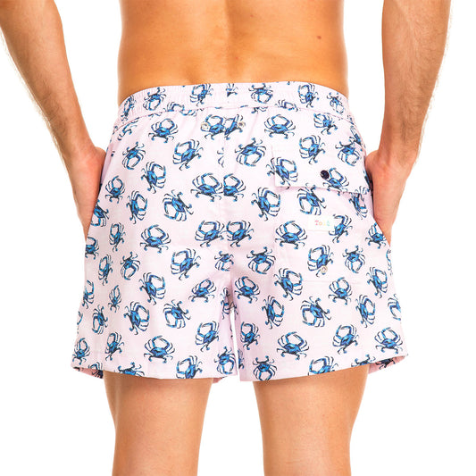 Pink Crabs Men's Swim Shorts