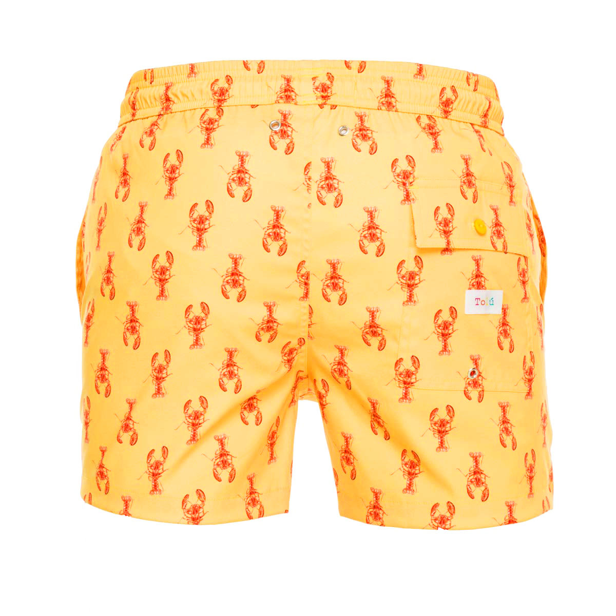 Yellow Lobsters Men's Swim Shorts