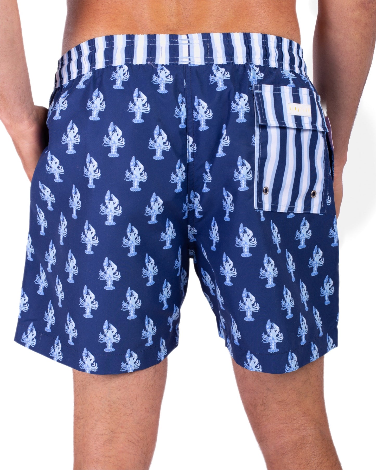 Blue Lobsters swim shorts for men LAN4 Tolu Australia