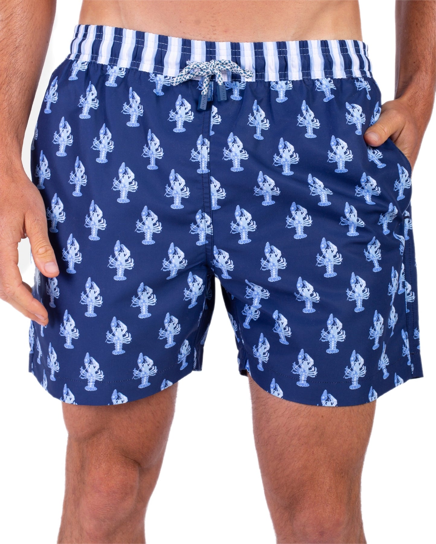 Blue Lobsters swim shorts for men LAN4 Tolu Australia