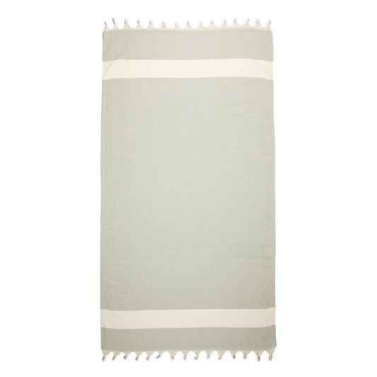 Grey Turkish Towel Diamond Tolu Australia