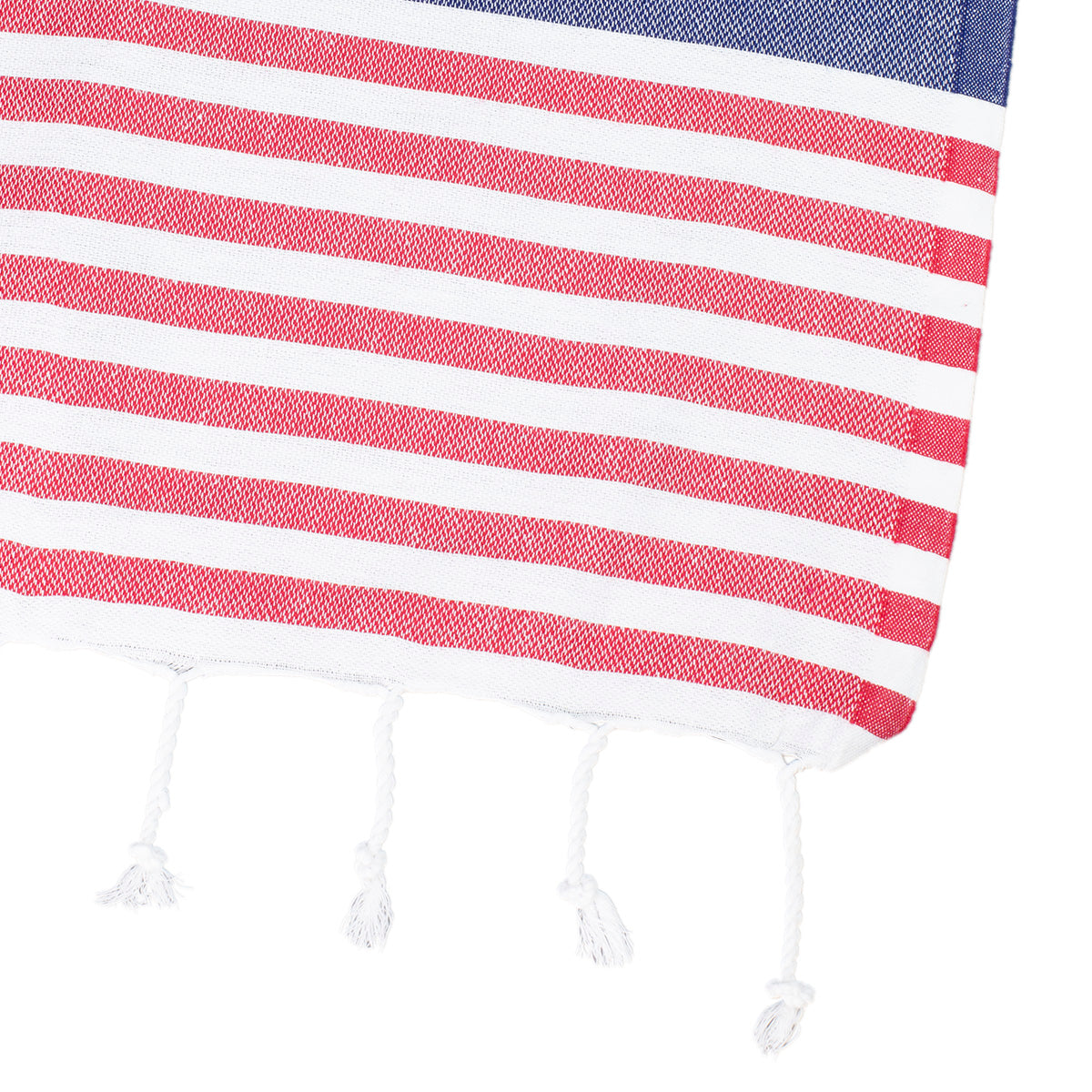 Sailor Blue Thin Turkish Towel Tolu Australia Corner