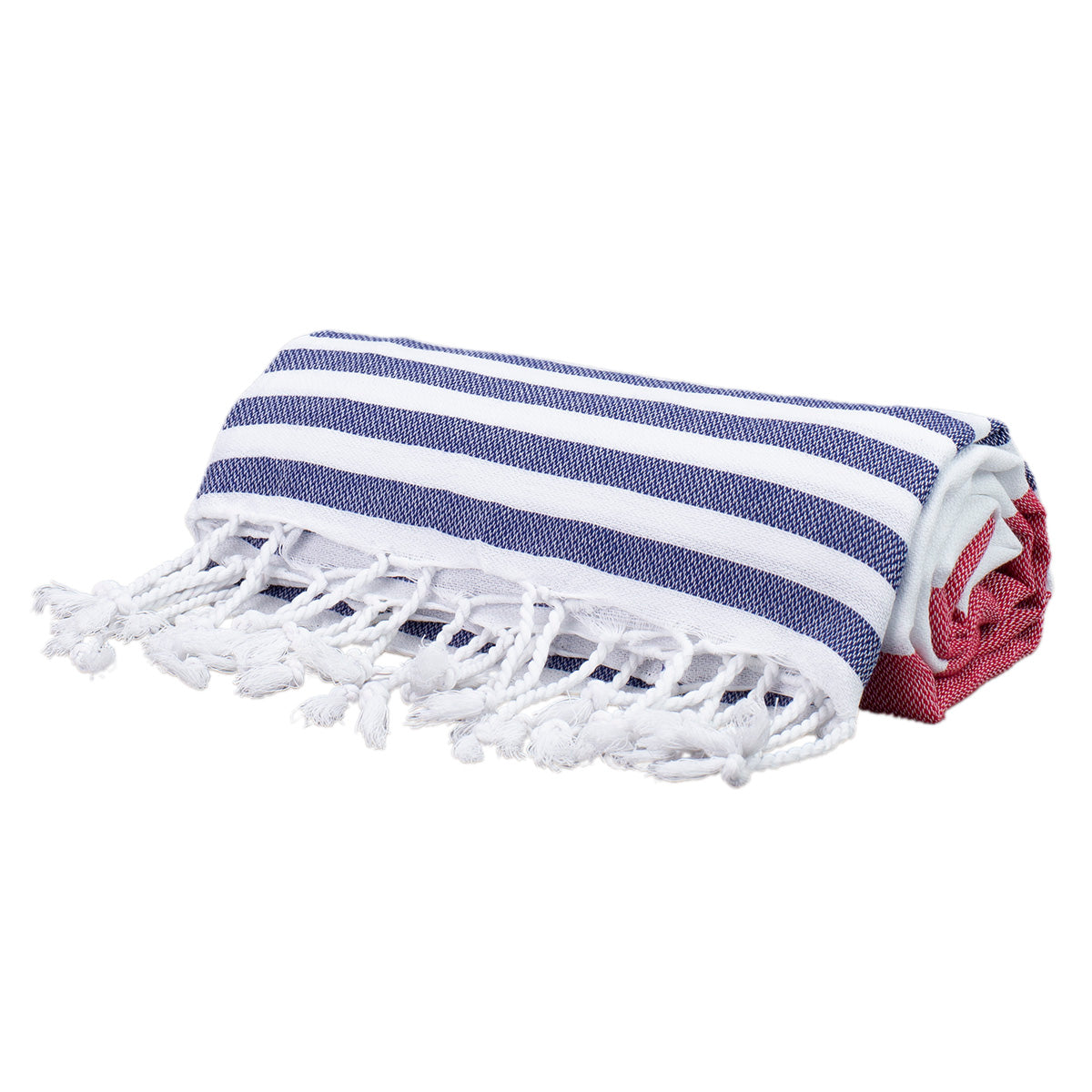 Sailor Red Thin Turkish Towel Tolu Australia Roll