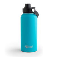 1L Insulated Big Reusable Blue Water Bottle