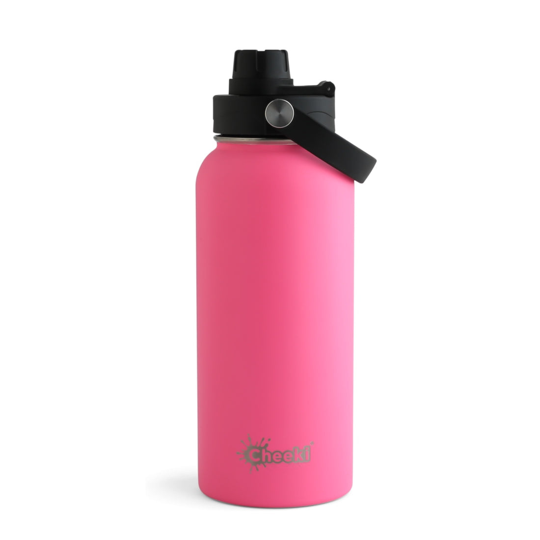 1L Insulated Big Reusable Pink Water Bottle