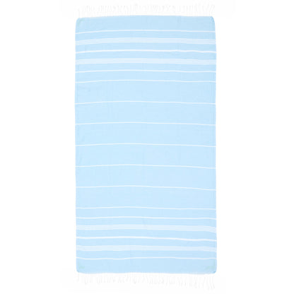 Baby Blue Thin Turkish Towel