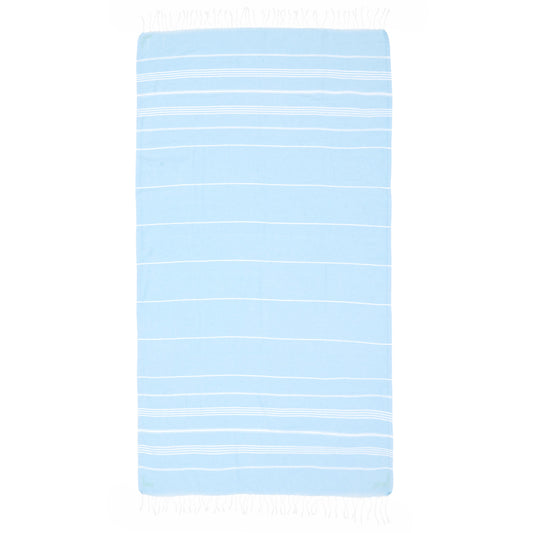 Baby Blue Thin Turkish Towel