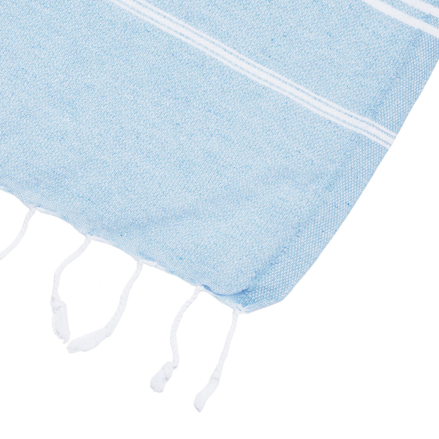 Baby Blue Thin Turkish Towel