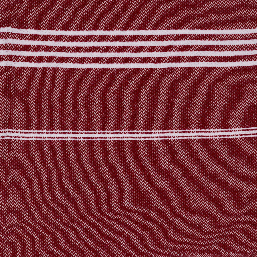 Dark Red Beach Towel