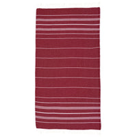 Dark Red Beach Towel