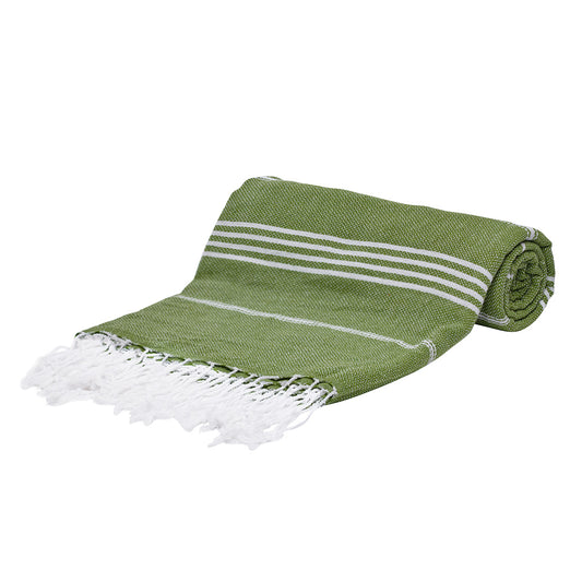 Green Beach Towel