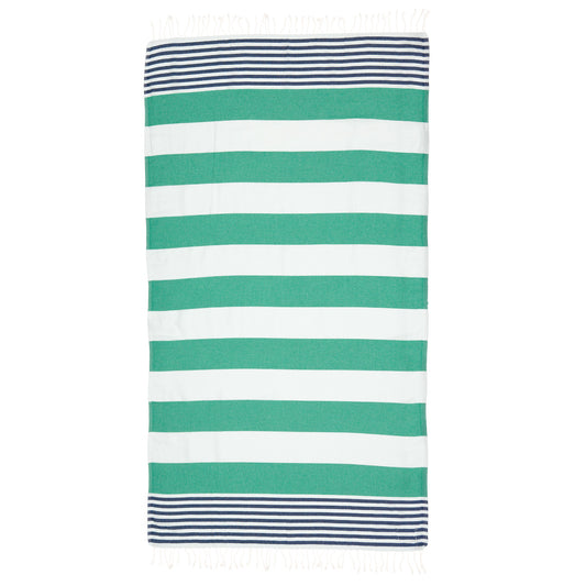 Green and Blue Beach Towel
