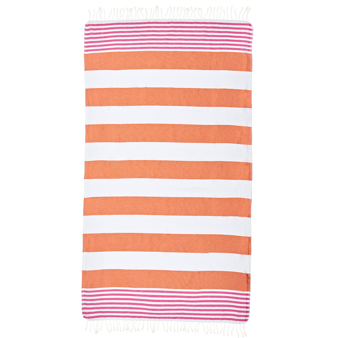 Orange and Pink Beach Towel