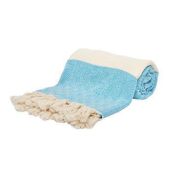 Blue Thick Beach Towel