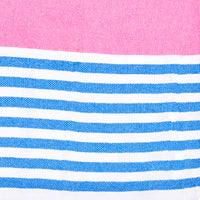 Pink and Blue Beach Towel