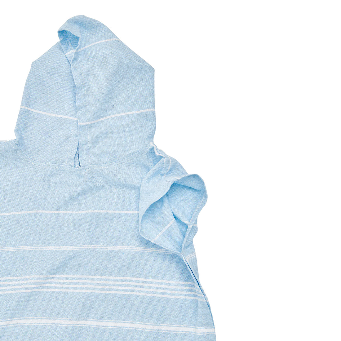 Baby Blue Kids Beach Hooded Towel
