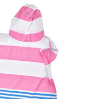 Pink Kids Beach Hooded Towel