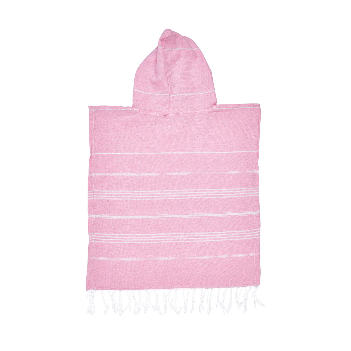 Baby Pink Kids Beach Hooded Towel