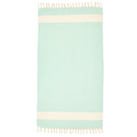 Turquoise Zig Zag Beach Towel