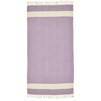 Purple Zig Zag Beach Towel