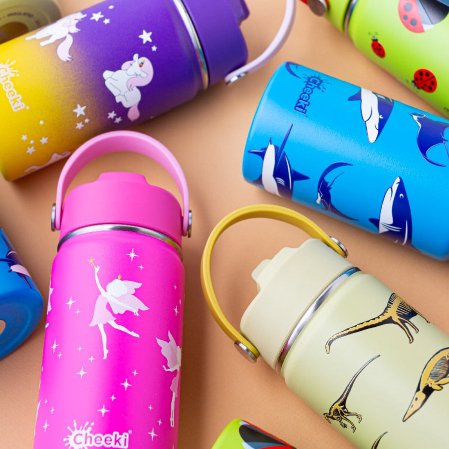 Insulated Water Bottle with Fairies for Kids - 400 ml