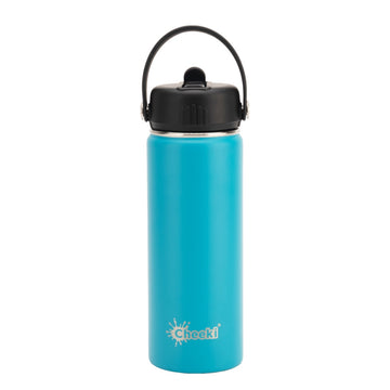 600ml Insulated Reusable Blue Water Bottle