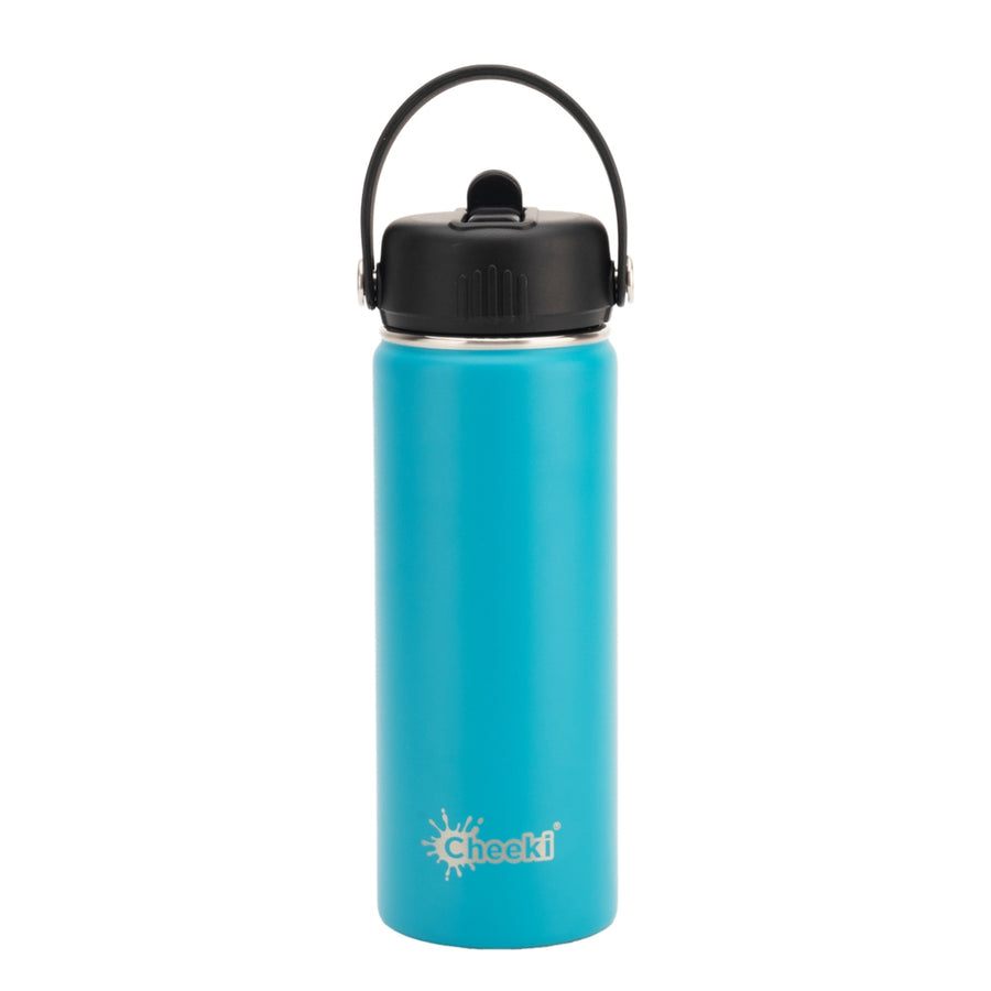 600ml Insulated Reusable Blue Water Bottle