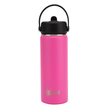 600ml Insulated Reusable Pink Water Bottle