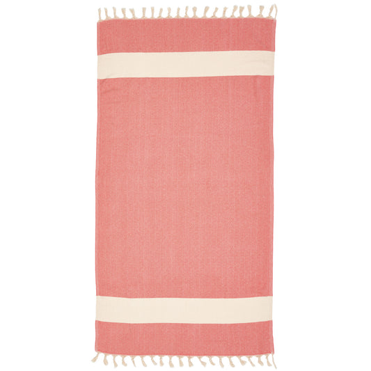 Red Thick Beach Towel