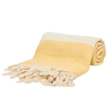 Yellow Thick Beach Towel
