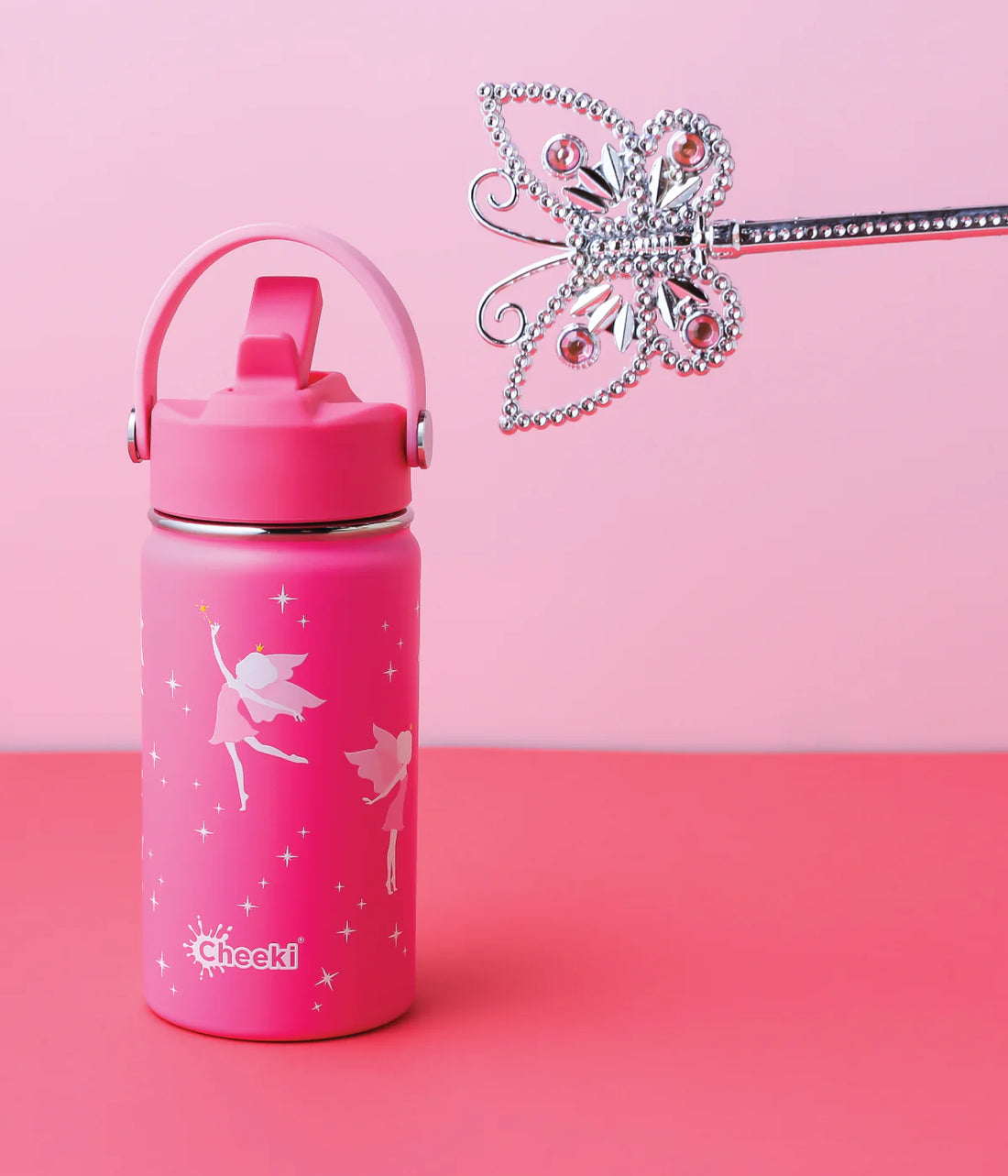 Insulated Water Bottle with Fairies for Kids - 400 ml