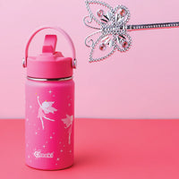 Insulated Water Bottle with Fairies for Kids - 400 ml