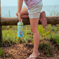 Insulated Water Bottle with Mermaids for Kids - 400 ml