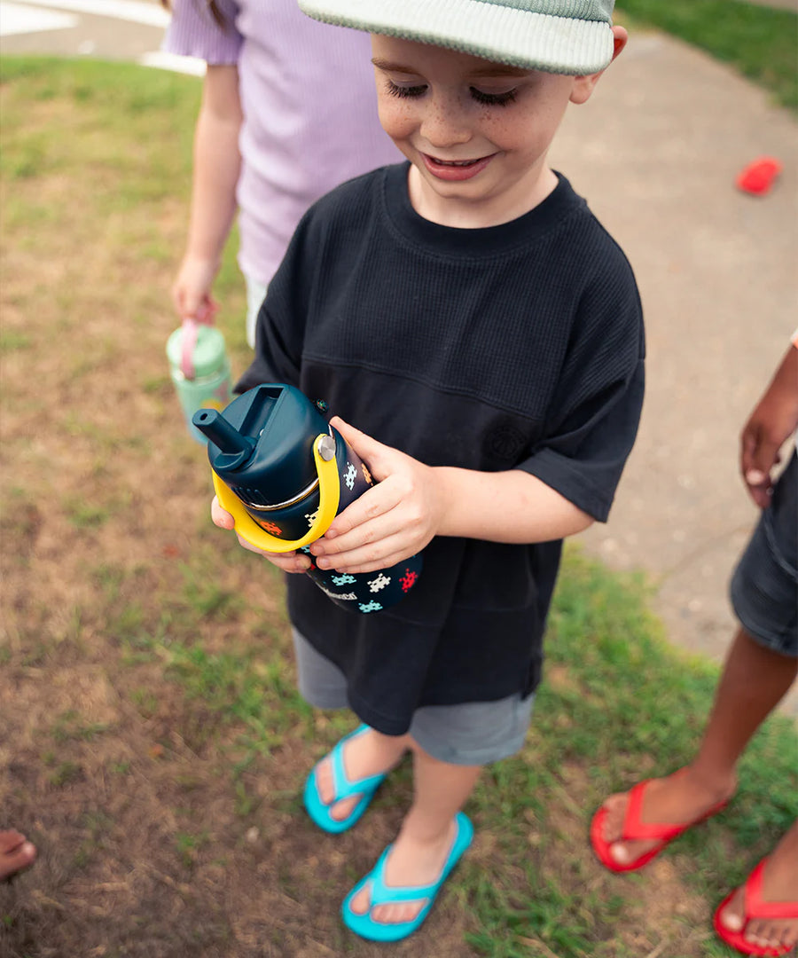 Insulated Water Bottle with Arcade for Kids - 400 ml