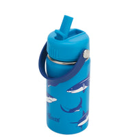 Insulated Water Bottle with Sharks for Kids - 400 ml